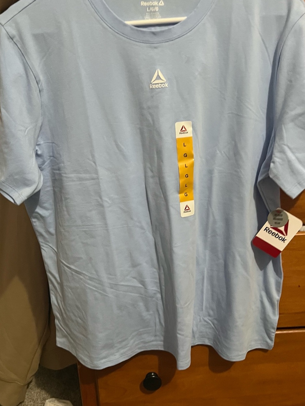 Reebok Men’s Light Blue Short Sleeve Performance Tee